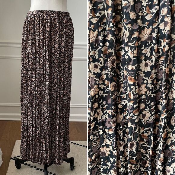 Vintage 90s Compagnie Internationale Express Broomstick Prairie Skirt S M - Picture 1 of 5